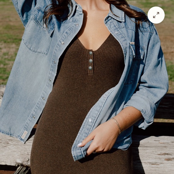 Tasha Polizzi Helena Rib Knit Midi Dress - Picture 2 of 12